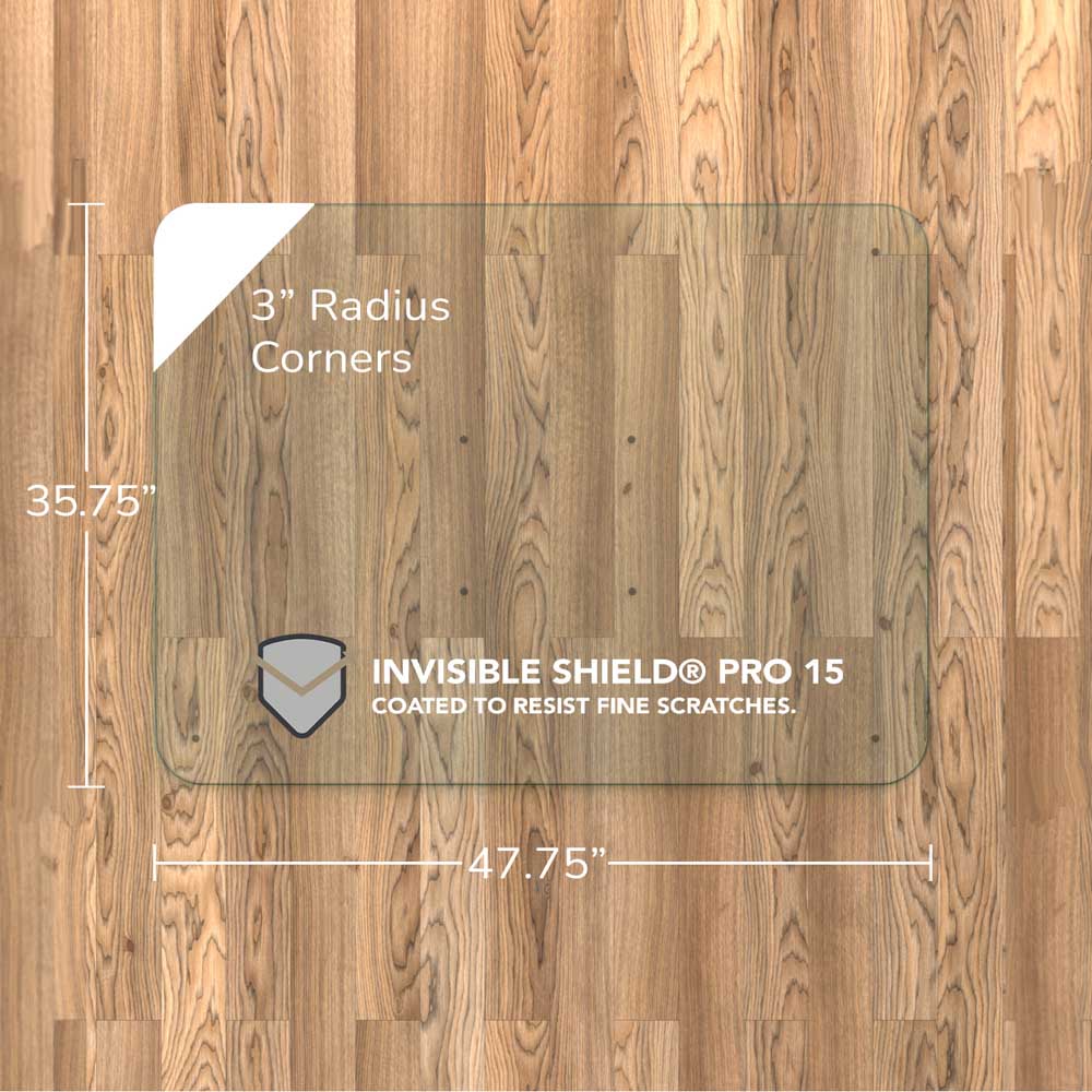 variant_title: glass chair mat | size: 36" x 48" | glass clarity: chiaro :: alt_text: