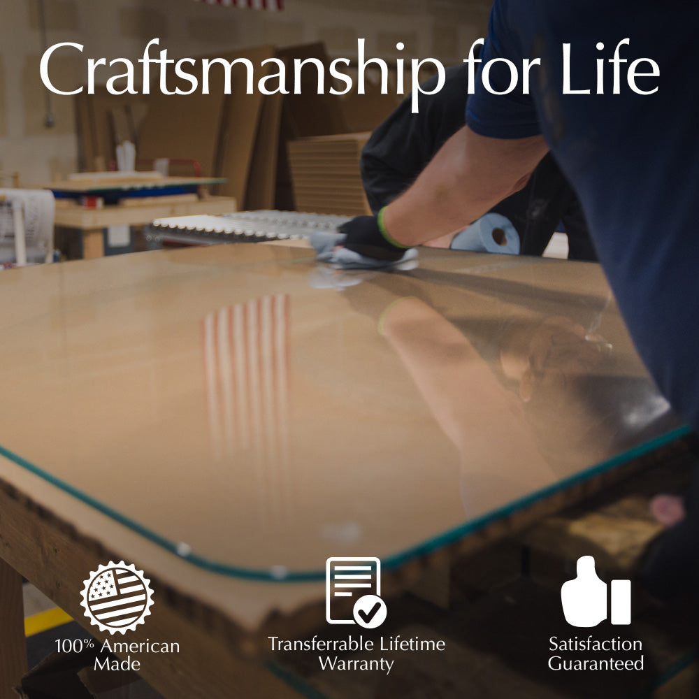 The Prima Collection Glass Chair Mats