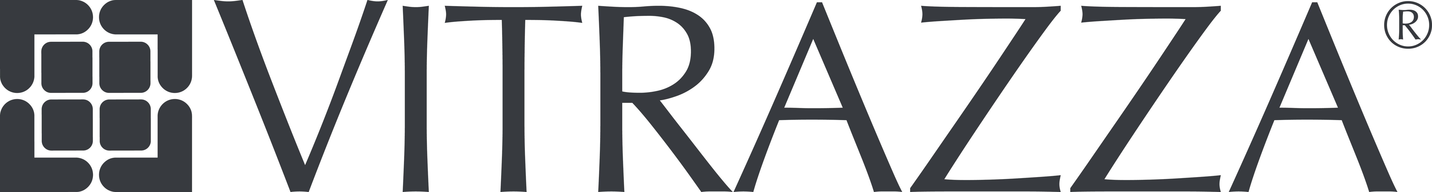 Black color "VITRAZZA" logo