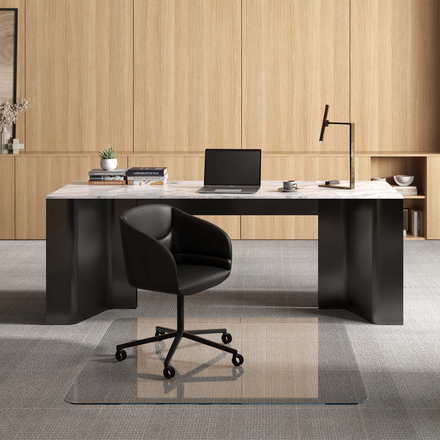 XL Glass Chair Mats