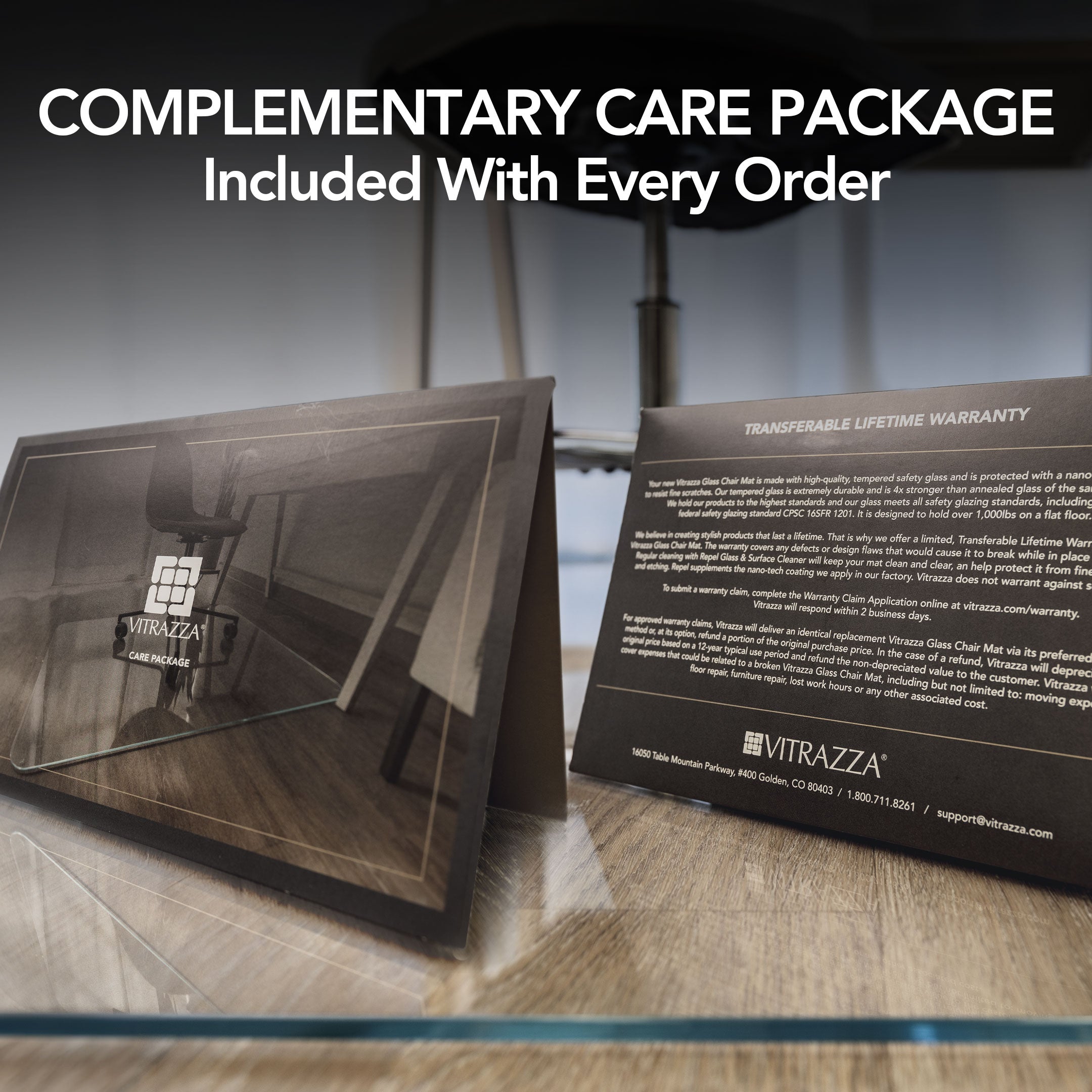 The Prima Collection – Glass Office Chair Mats