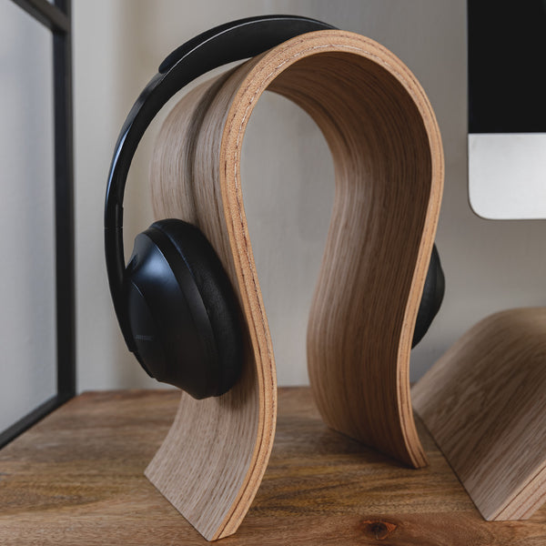 Anonym Vælg buffet Wood Headphone Stand – Vitrazza