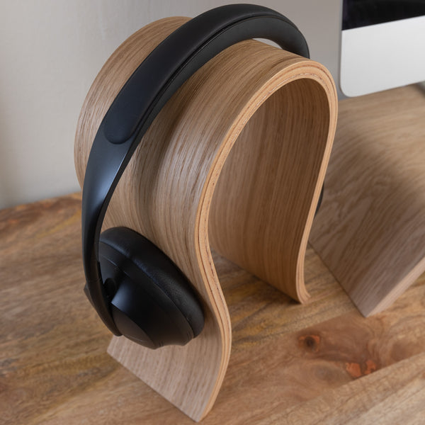 Anonym Vælg buffet Wood Headphone Stand – Vitrazza