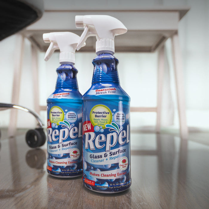 Repel® Glass Cleaner - Glass Surface Protectant | Vitrazza