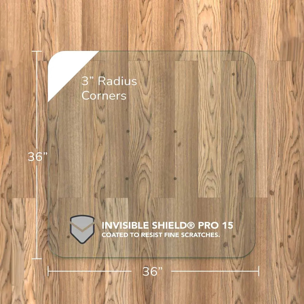 The Prima Collection – Glass Office Chair Mats