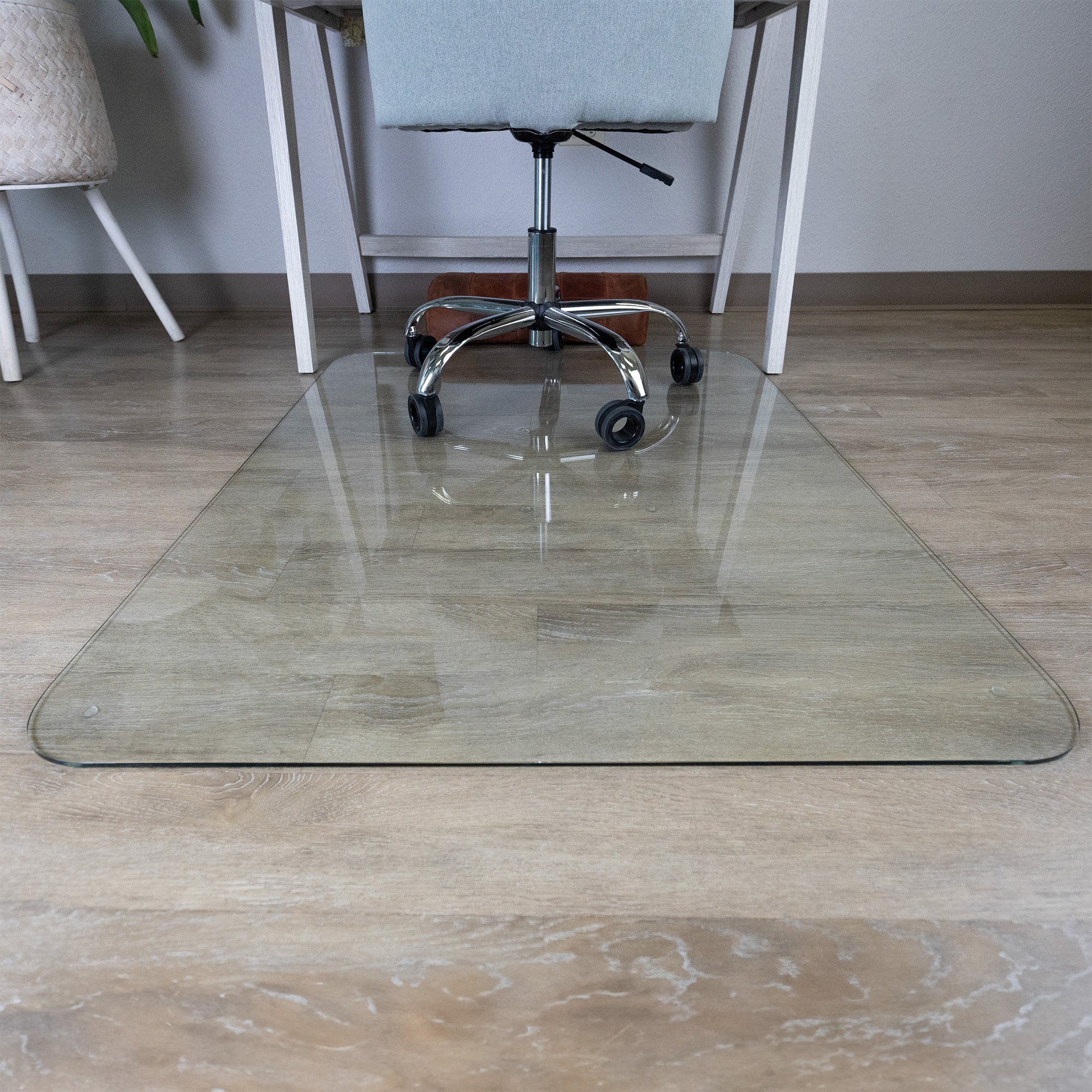 Glass Chair Mats vs Plastic Chair Mats for Carpet & Wood Floors