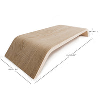 Wood Monitor Riser