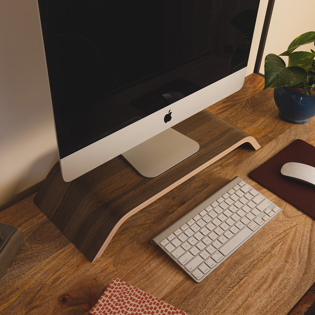 Wood Monitor Riser – Vitrazza